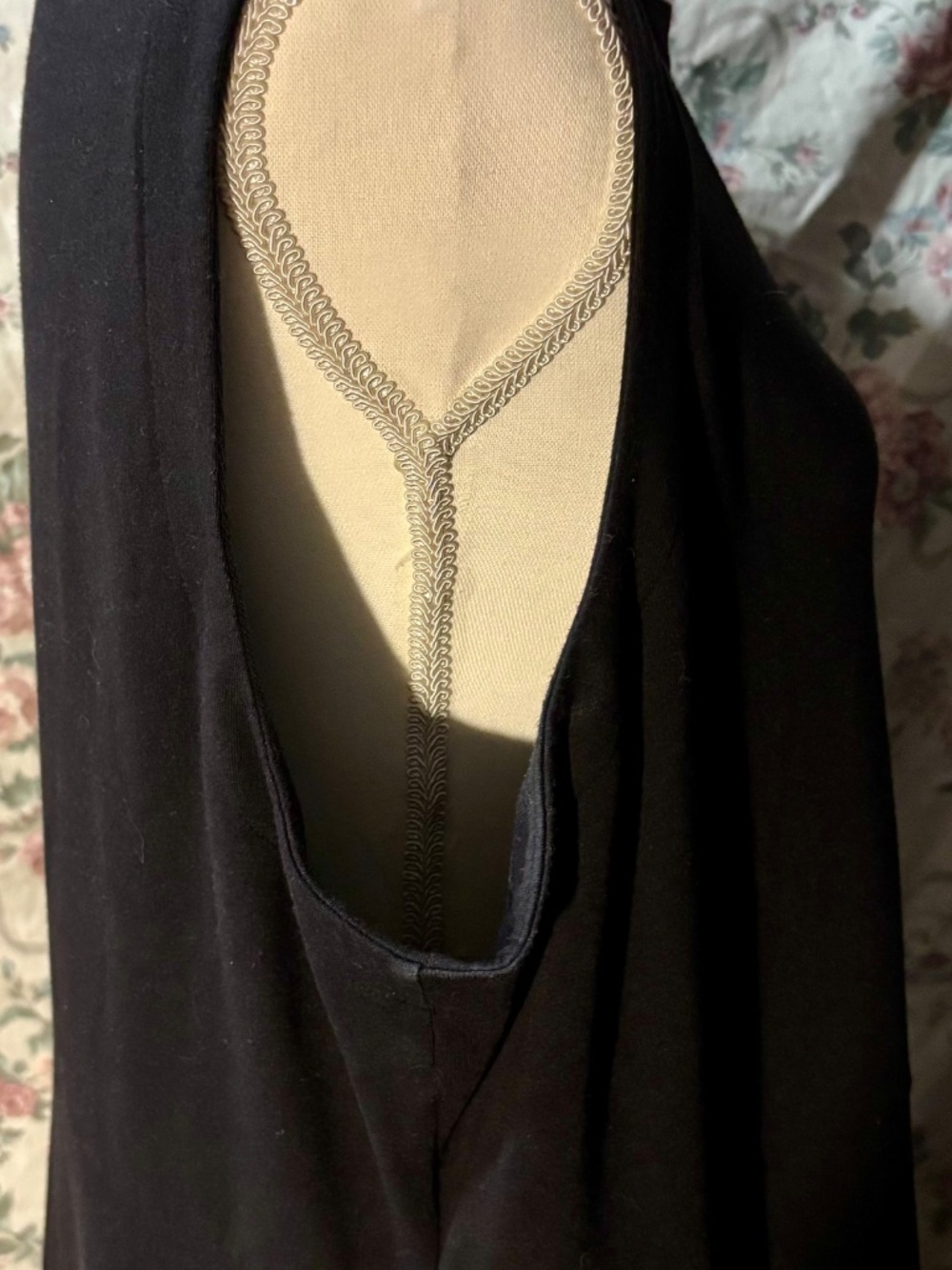 Black/Navy Croft & barrow Midi Dress - Picture 4 of 6